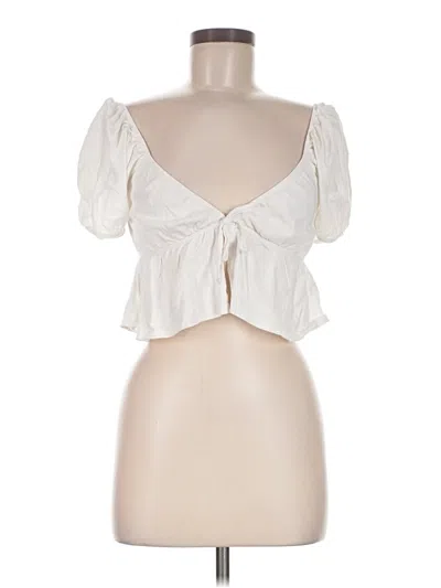 Pre-owned Sunday Best Tank Top Ivory Sweetheart Neckline Tops