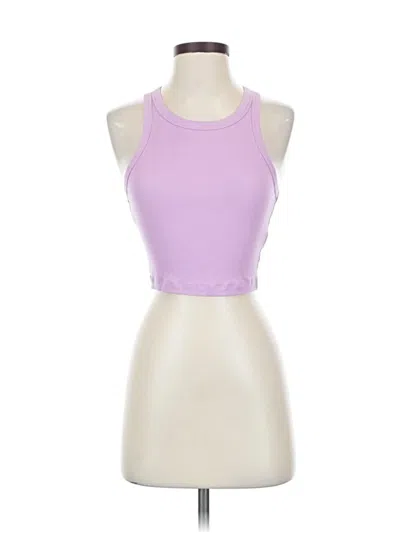 Pre-owned Sunday Best Tank Top Purple Halter Neckline Tops