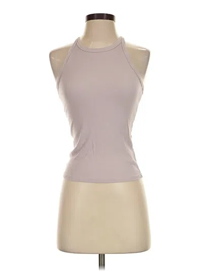Pre-owned Sunday Best Tank Top Tan Halter Neckline Tops