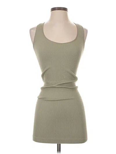 Pre-owned Sunday Best Tank Top Tan Strapless Neckline Tops