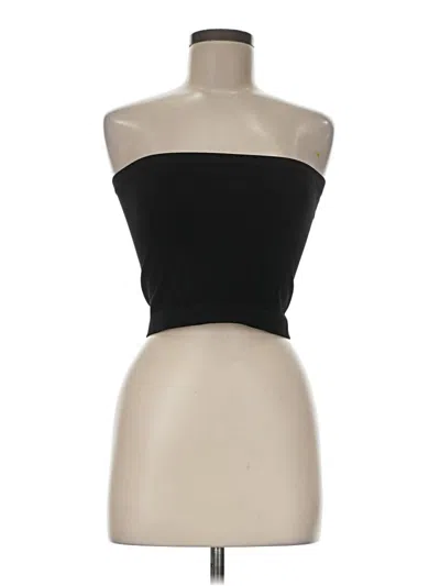 Pre-owned Sunday Best Tube Top Black Strapless Neckline Tops