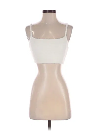 Pre-owned Sunday Best Tube Top Ivory Strapless Neckline Tops
