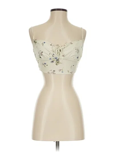 Pre-owned Sunday Best Tube Top Ivory Strapless Neckline Tops In White