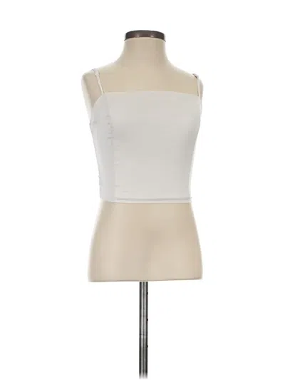 Pre-owned Sunday Best Tube Top Ivory Strapless Neckline Tops In White