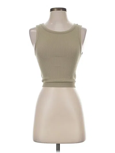 Pre-owned Sunday Best Tube Top Tan Strapless Neckline Tops