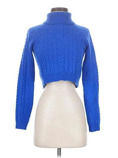 Pre-owned Sunday Best Turtleneck Sweater In Blue
