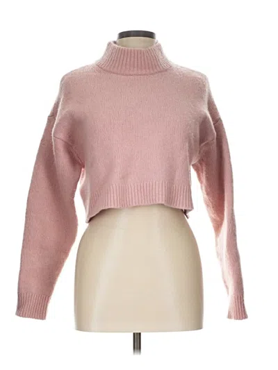 Pre-owned Sunday Best Turtleneck Sweater In Pink