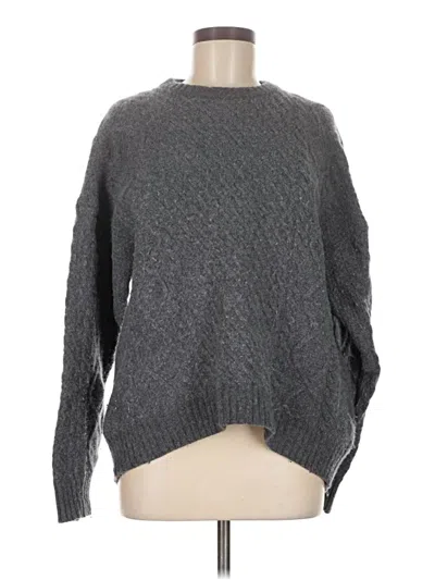 Pre-owned Sunday Best Wool Pullover Sweater In Gray