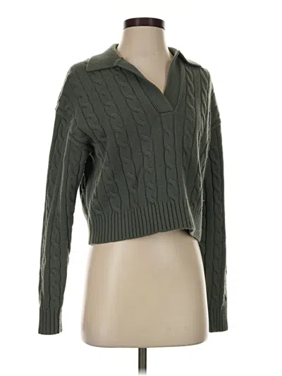 Pre-owned Sunday Best Wool Pullover Sweater In Green