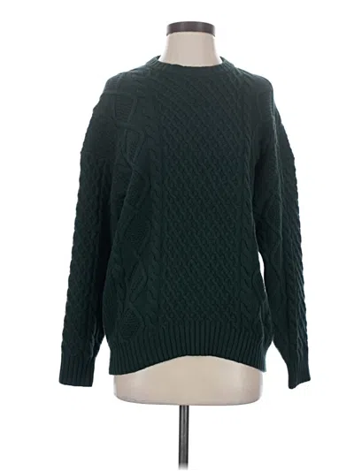 Pre-owned Sunday Best Wool Pullover Sweater In Green