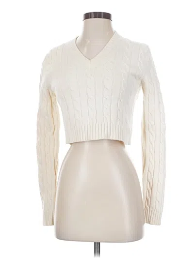 Pre-owned Sunday Best Wool Pullover Sweater In Ivory