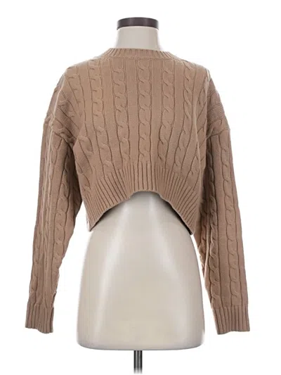 Pre-owned Sunday Best Wool Pullover Sweater In Tan