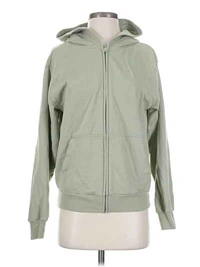 Pre-owned Sunday Best Zip Up Hoodie In Green