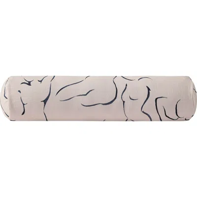 Sunday Citizen Amour Cotton Bolster Pillow In Neutral