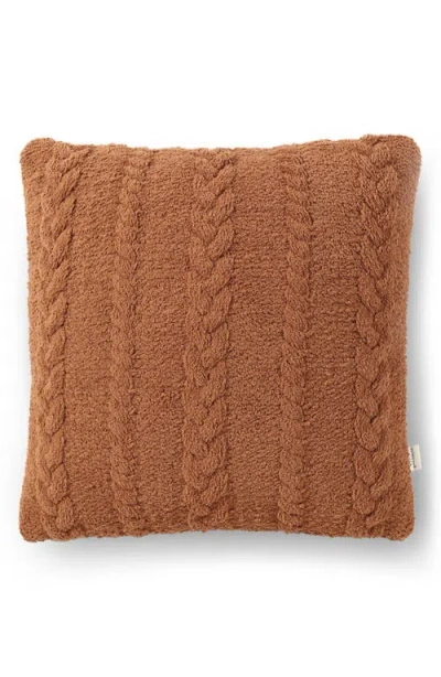 Sunday Citizen Braided Throw Pillow In Sienna