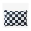 Sunday Citizen Checkerboard Decorative Pillow, 12" X 18" In Midnight