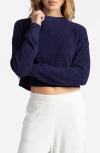 Sunday Citizen Cloud Cool Crop Sweatshirt In Multi