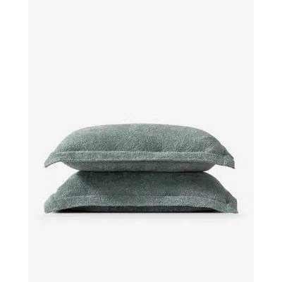 Sunday Citizen Cloud Silque Sham Set In Slate Gray