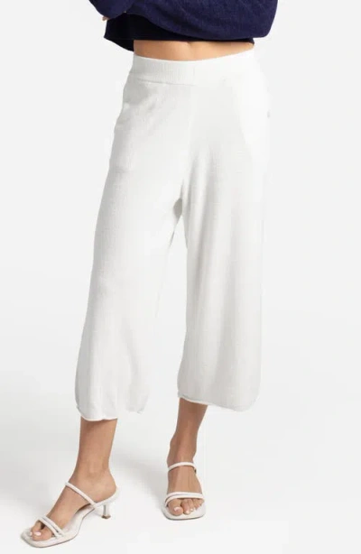 Sunday Citizen Cloudcool Knit Pajama Pants In White