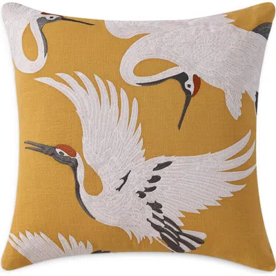 Sunday Citizen Crane Embroidered Big Throw Pillow In Multi