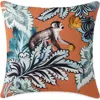 Sunday Citizen Damasc Monkey Throw Pillow In Multi
