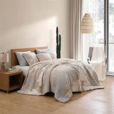 Sunday Citizen Double Snug Pixel Comforter In Brown