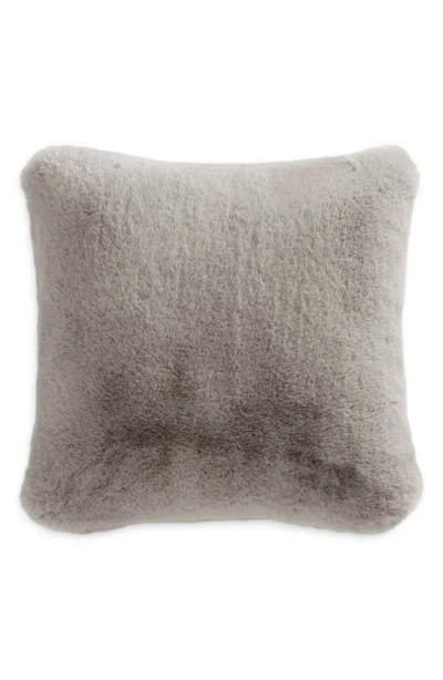Sunday Citizen Faux Fur Accent Pillow In Gray