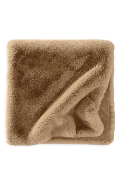 Sunday Citizen Faux Fur Bed Runner In Brown