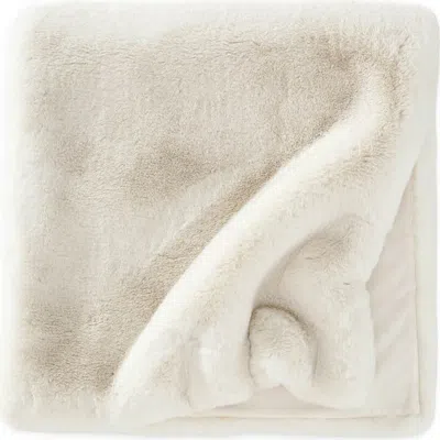 Sunday Citizen Faux Fur Bed Runner In White