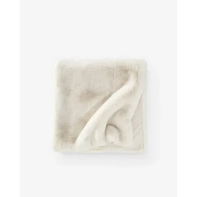 Sunday Citizen Faux Fur Bed Runner In White