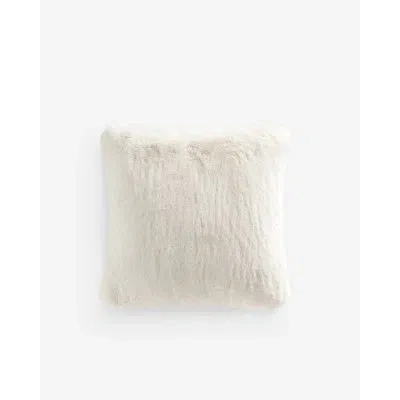 Sunday Citizen Faux Fur Throw Pillow In White