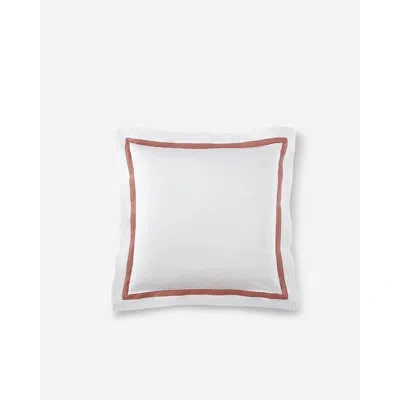 Sunday Citizen Frame Premium Rayon From Bamboo Euro Sham In White,clay