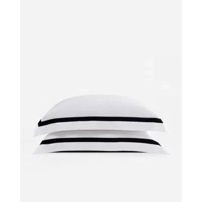 Sunday Citizen Frame Premium Rayon From Bamboo Sham Set In White,black