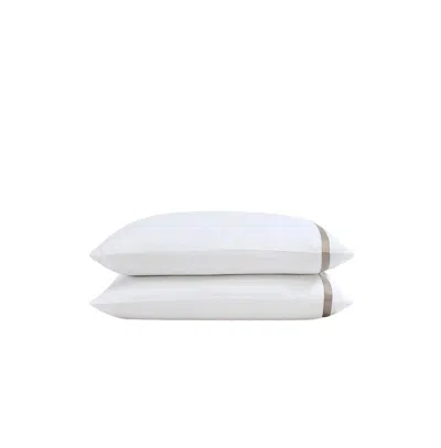 Sunday Citizen Frame Viscose From Bamboo Pillowcase Pair, King In Taupe
