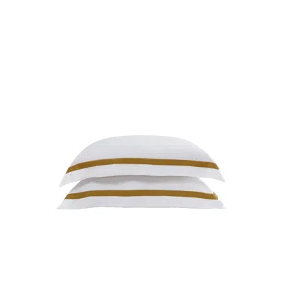 Sunday Citizen Frame Viscose From Bamboo Sham Pair, King In Gold