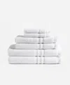 Sunday Citizen Fringed 6-pc. Bath Towel Set In White