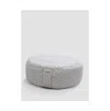 Sunday Citizen Meditation Pillow, 16" X 14" In Cloud Gray