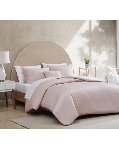 Sunday Citizen Natural Premium Bamboo Duvet Cover In Pink