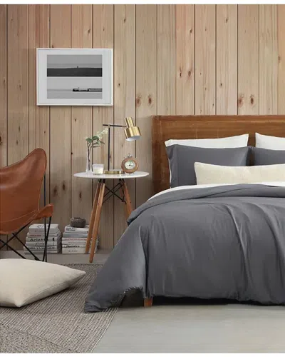 Sunday Citizen Natural Premium Bamboo Duvet Cover In Gray