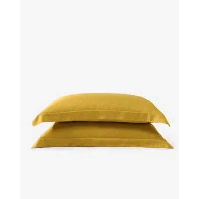 Sunday Citizen Natural Premium Rayon From Bamboo Sham Set In Gold