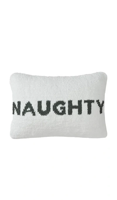 Sunday Citizen Naughty Nice Throw Pillow In White