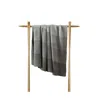 Sunday Citizen Ombre Throw, 52" X 75" In Granite