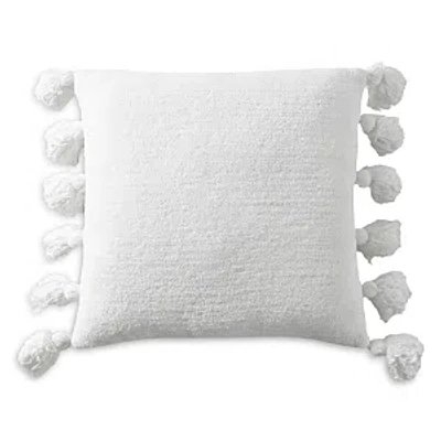 Sunday Citizen Pom Pom Throw Pillow In White