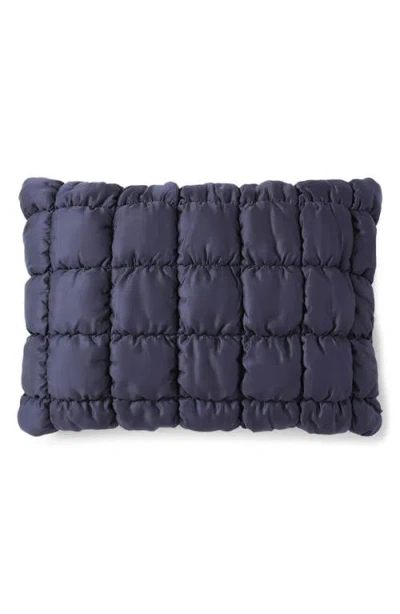 Sunday Citizen Puff Squares Set Of 2 Pillow Shams In Blue