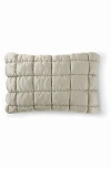 Sunday Citizen Puff Squares Set Of 2 Pillow Shams In Brown