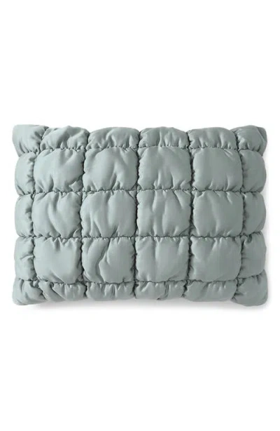 Sunday Citizen Puff Squares Set Of 2 Pillow Shams In Blue