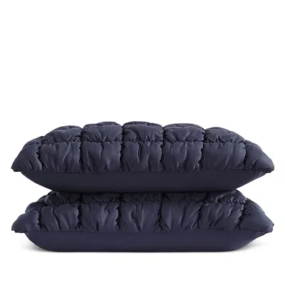 Sunday Citizen Puffed King Sham Set In Blue