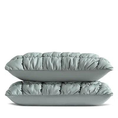 Sunday Citizen Puffed King Sham Set In Green