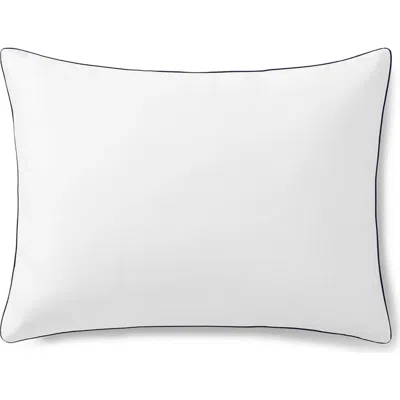 Sunday Citizen Set Of 2 Contrast Piping Shams In White