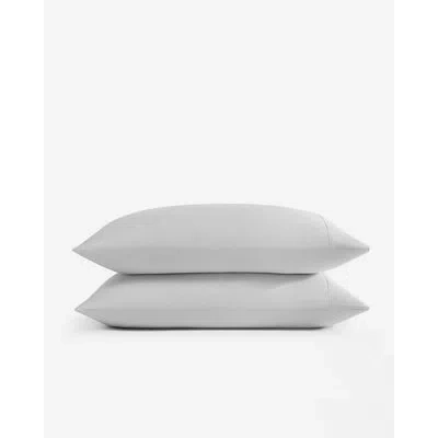 Sunday Citizen Silky Lyocell Pillowcase Set In Slate Gray